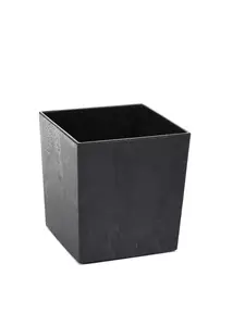 JUKA kaspó 250*250 mm - fekete beton