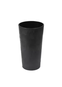 LILIA kaspó 250 mm - fekete beton