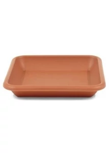 Szögletes alátét O29cm terracotta
