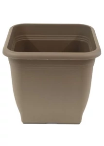 Szögletes ültető O48cm taupe