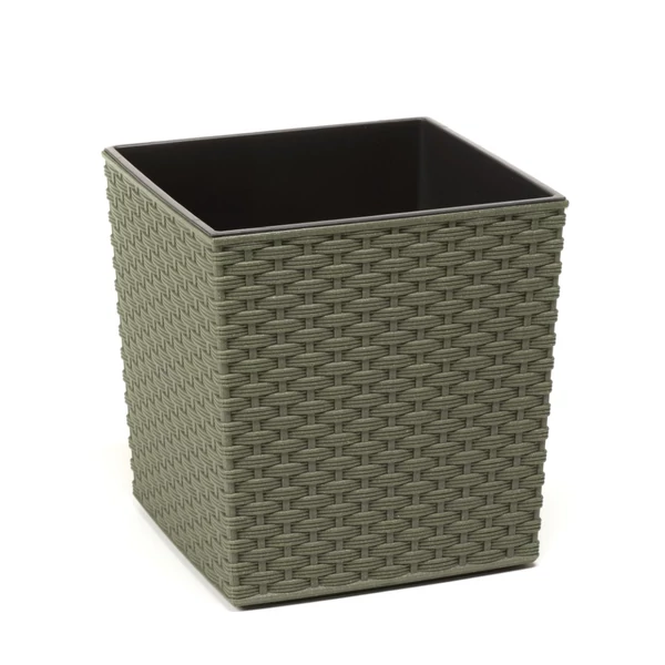 JUKA ECO 250x250 rattan - erdő zöld