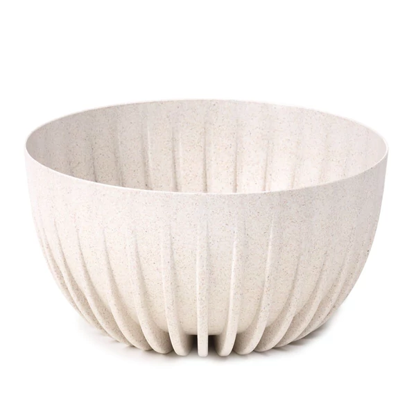 MIRA ECO  wood, virágtartó , 300 mm, fehér
