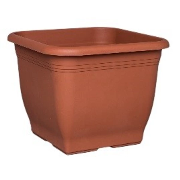 Szögletes ültető O48cm terracotta